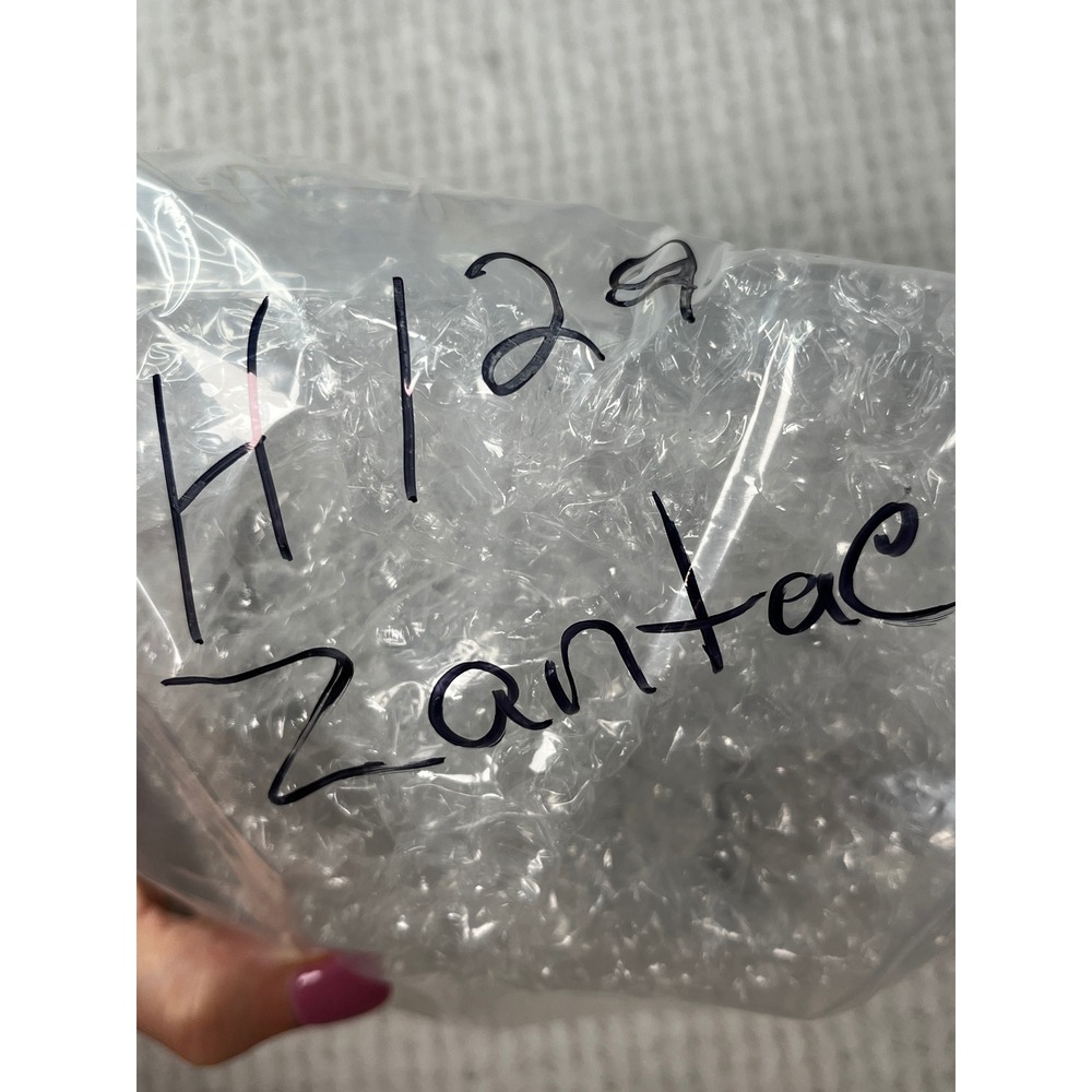 Vintage Zantac 150 Ranitidine HCl Glass Raindrop Paperweight‎ Pharma Promo Decor - Picture 5 of 5